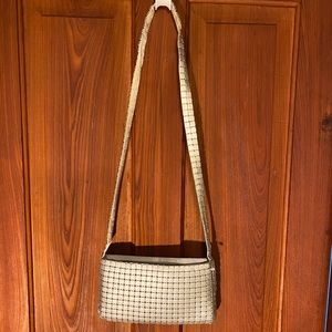 Silver metal purse